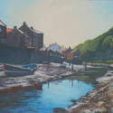 No.9. Staithes Beck, Spring. Acrylic. 2012. 360x250mm