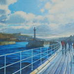 11.0 West Pier, Whitby. Acrylic. 2012. 600x360mm