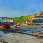 20m. 7.0. Staithes. acrylic. 2013. 560 x 160mm.