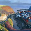 1.10.0 Staithes Winter Afternoon. 2017 Acrylic  360x240mm