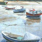 1.Staithes Boats # 1 Acrylic. 160 x 240mm. 2010
