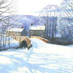9. Lealholm Snow # 1.  Acrylic. 2010