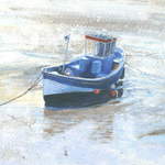 21. Staithes Boat. Acrylic. 150 x 240mm. 2010