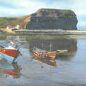 10. Staithes. Acrylic. 2011. 240 x 250mm. SOLD