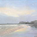 22. Whitby from Sandsend. Gouache. SOLD