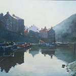 008 Staithes Beck.  Acrylic.  2011.  560mmx340mm