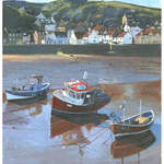 Staithes Boats. Acrylic 2010