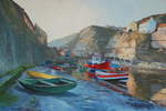 Staithes Beck. acrylic 2012 600mm x 395mm 